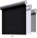 AOSKY Cordless Roller Shades Blackout Blinds by AOSKY