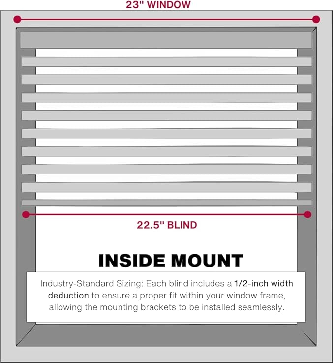 LOTUS & WINDOWARE Cordless Mini Blind, Window Blinds - Image 7