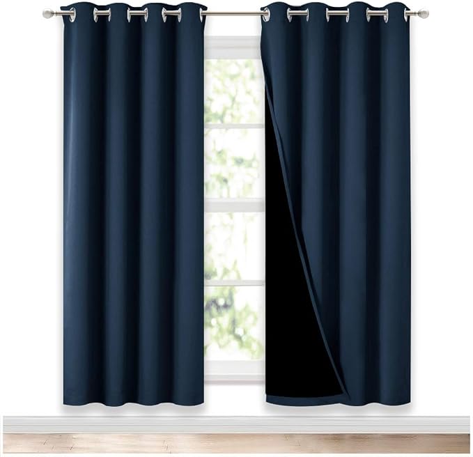 NICETOWN Full Shade Curtain Panels, Pair of Energy Smart & Noise Blocking Out by NICETOWN