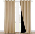 NICETOWN 100% Blackout Blinds, Biscotti Beige, Laundry Room Decor Window by NICETOWN