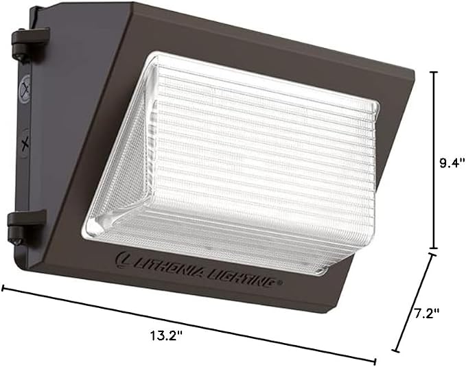 Lithonia Lighting 13" LED Wall Pack Outdoor Light Fixture, 3-Way Selectable CCT - Image 15
