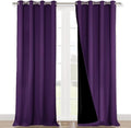 NICETOWN Full Shading Curtains 90 inches Long 2 Panels Set by NICETOWN