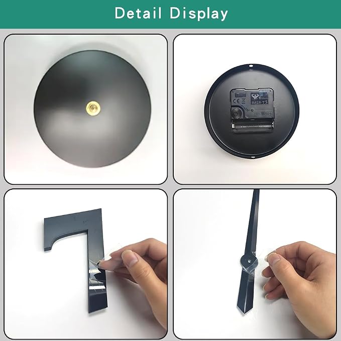 Extra Large Digital Wall Clock Decorative Battery Operated, Minimalist - Image 9