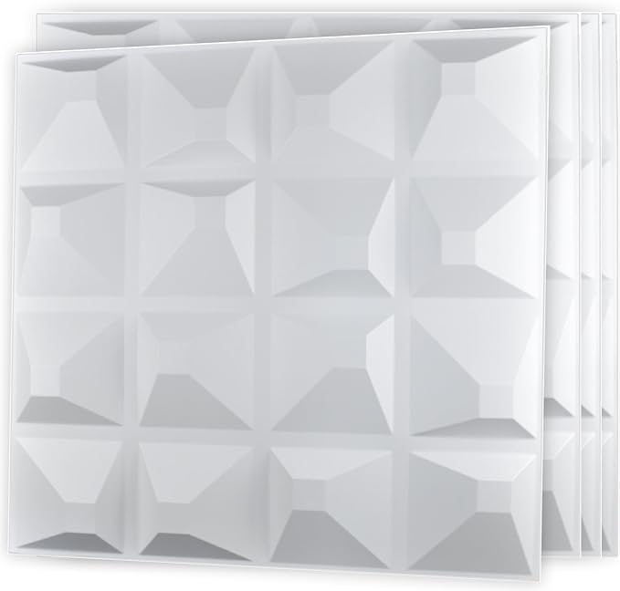 Art3d Decorative 3D Wall Panel, 32 Sq.FT PVC Interior Wall Decor by Art3d