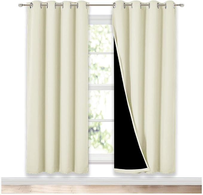 NICETOWN Living Room Completely Shaded Draperies, Privacy Protection & Noise by NICETOWN