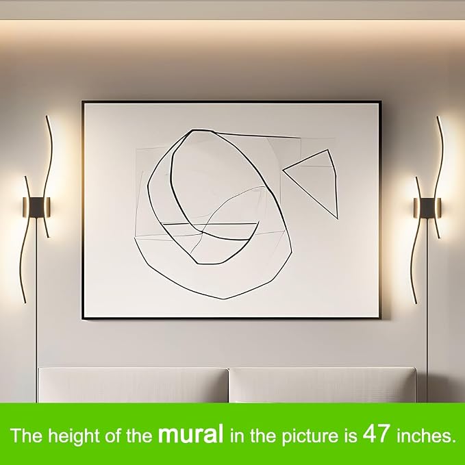 Daunton Modern Black Plug in Wall Sconces Set of 2 - Image 2