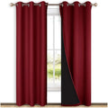 NICETOWN Blackout Curtains 80 inches Long, Full Light Blocking Drapes by NICETOWN