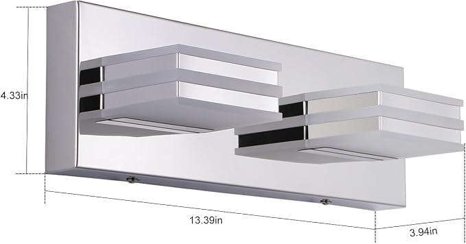 LED Vanity Light Bar 2 light Bathroom Mirror Light Fixtures Modern 12W Bath - Image 4