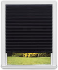 Redi Shade No Tools Original Blackout Pleated Paper Shade Black, 6 Pack by RediShade