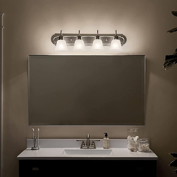 Kichler 5338TZS 30" 4-Light Bathroom Vanity Light Fixture - Image 2