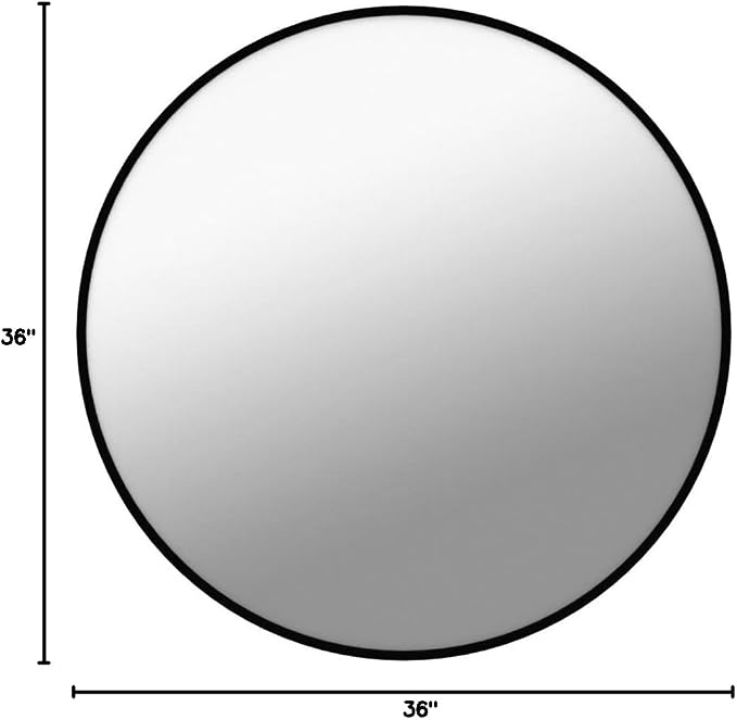 Itrue 36 Inch Black Round Mirror - Image 9