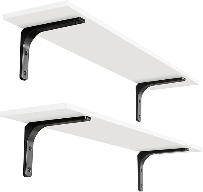 DINZI LVJ Long Wall Shelves, 31.5 x 7.9 x 6.1 Inches, Easy-to-Install, Large by DINZILVJ