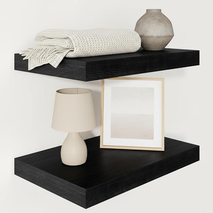 Vivelove 2" Thick Floating Shelves by VIVELOVE
