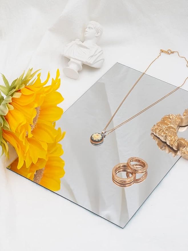 10Pcs Acrylic Mirror Tiles for Wall Decor, Living Room, Tables Centerpieces - Image 4