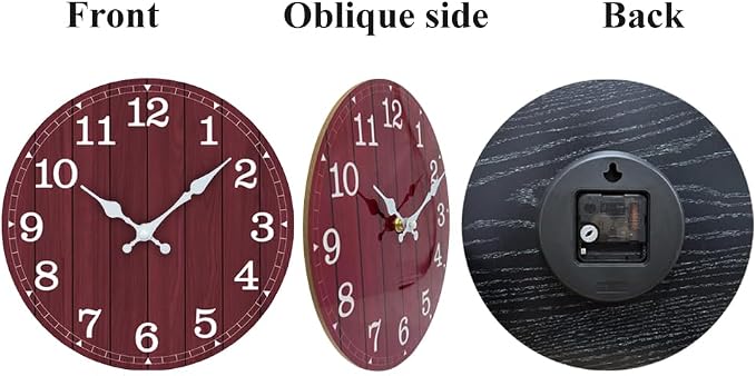 Wall Clock, Modern Wall Clocks Battery Operated, Silent Non Ticking Clock - Image 4