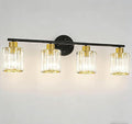 Crystal Bathroom Light Fixtures, Bathroom Lighting Fixtures Over Mirror by Kvhiiw