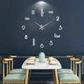 Large Modern Art Deco Wall Clock Silent Acrylic Unique Decorative Wall Clocks by Unknown