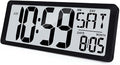 TXL 14.2"" Large Digital Wall Clock Battery Operated, Digital Clock Large by TXL