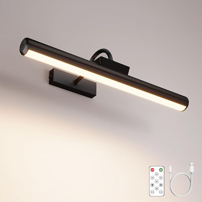 Skairipa Picture Light with Remote, 16in Battery Operated Picture Lights by Skairipa