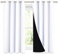 NICETOWN 100% Blackout Curtains 54 inches Long, Double-Deck Completely Blackout by NICETOWN