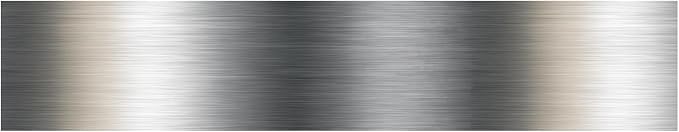 Metallic Stripe Wallpaper Border 196x4 Inch Peel and Stick Wall Border Silver - Image 2