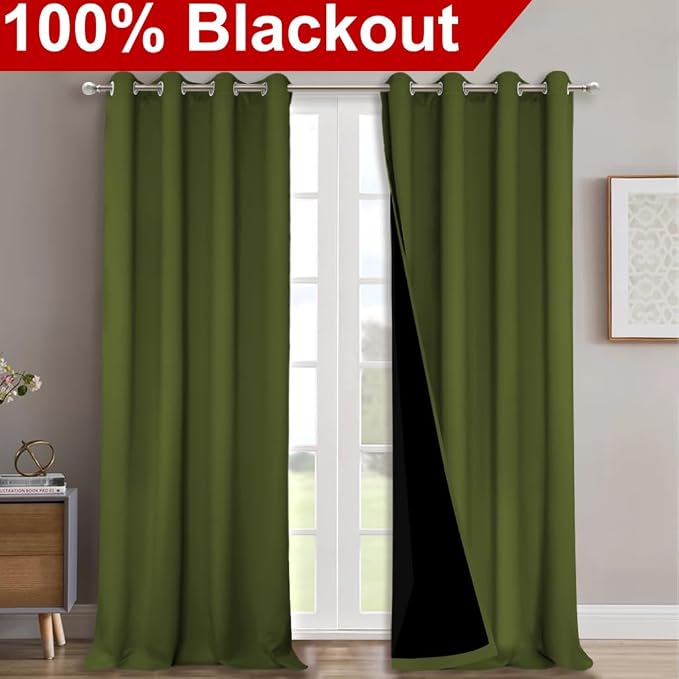 NICETOWN 100% Blackout Curtains - Image 2