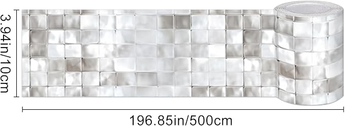 HOMETITUTE Wallpaper Border Peel and Stick Decorative Wall Trim Self Adhesive - Image 3