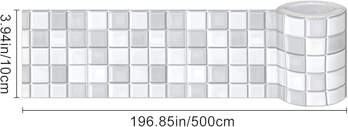 HOMETITUTE Wallpaper Border Peel and Stick Decorative Wall Trim Self Adhesive - Image 3