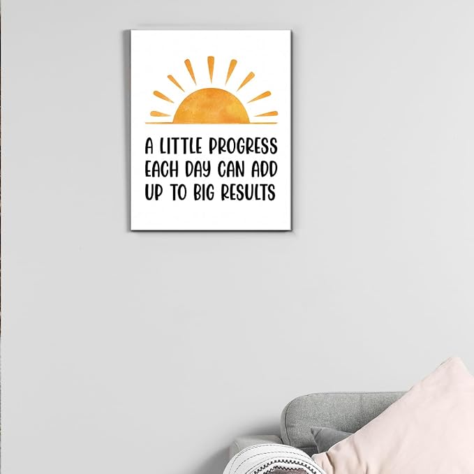 Inspirational Office Wall Art Decor, Motivational Add Up to Big Results - Image 7