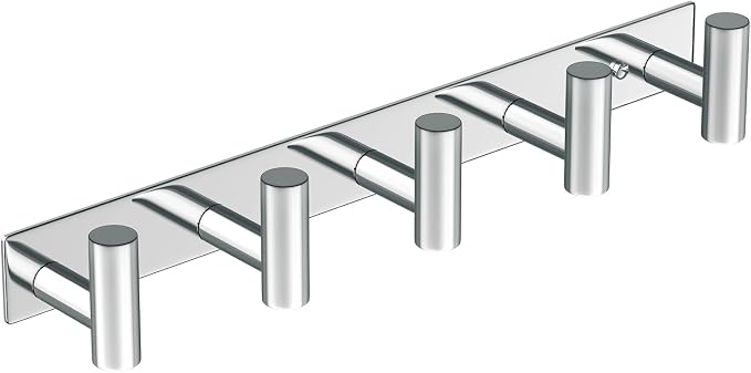 Wall Mounted Coat Rack-5 Hooks, Heavy Duty Stainless Steel Wall Hooks - Image 8