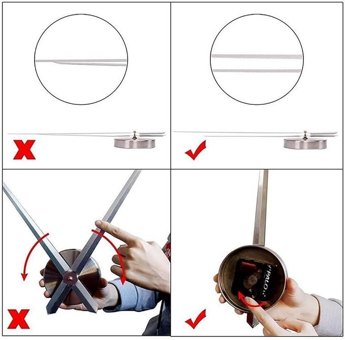 DIY 3D Wall Clock Large Frameless Watch Mirror Surface Wall Art Clock - Image 7