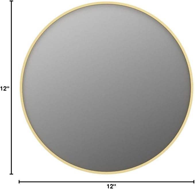 Itrue 12 Inch Small Round Wall Mirror, Not Full Size - Image 8