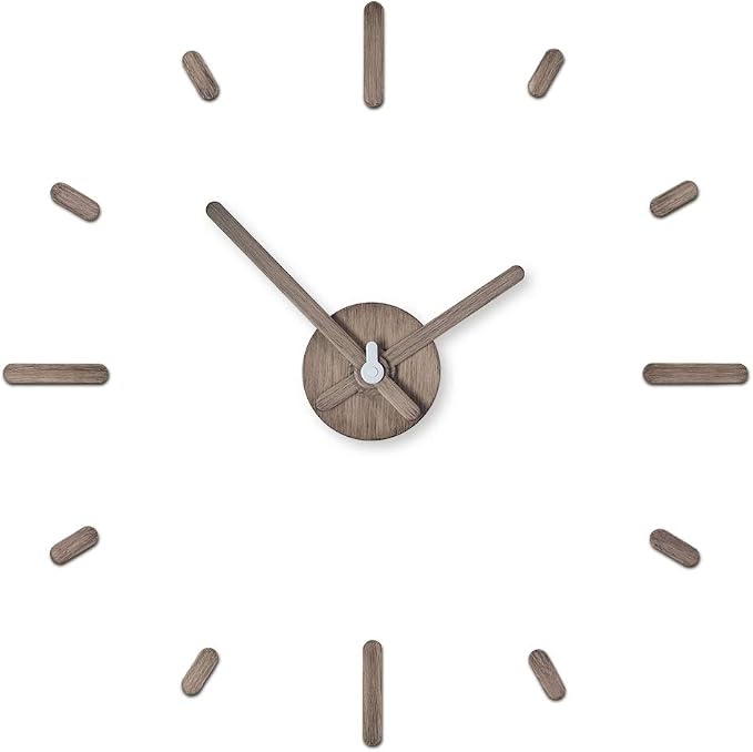 Presentime & Co Large Frameless DIY Wall Clock by Presentime