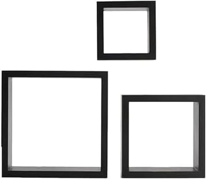 MELANNCO Floating Wall Square Cube Shelves by Melannco