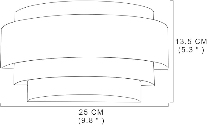 LightInTheBox Modern Wall Sconce Set of 2 Indoor Wall Light Fixture Half Moon - Image 7