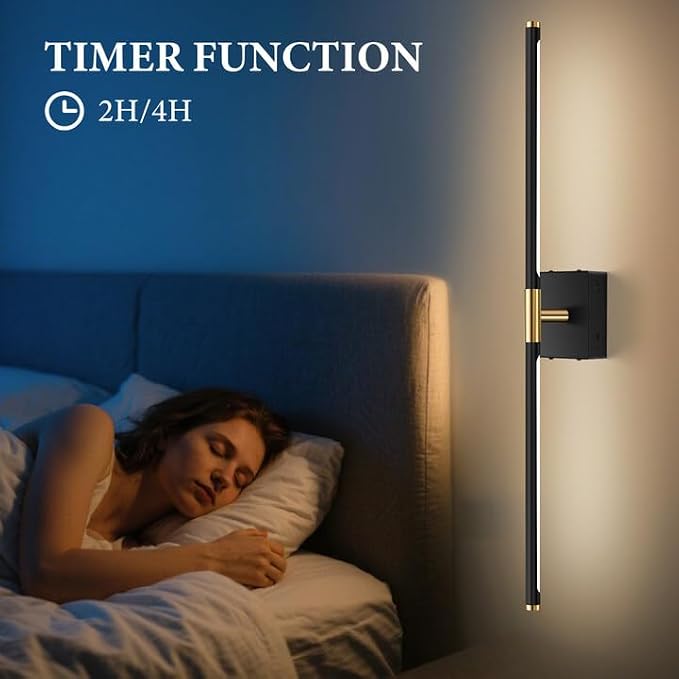 SAIMAND Wireless Sconces Set of 2 Battery Operated, 8000mAh USB Rechargeable - Image 5