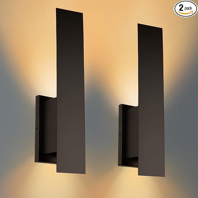 Edwarmlux Indoor Wall Sconces, Modern Wall Lights, Up and Down Wall Mount Light by Edwarmlux