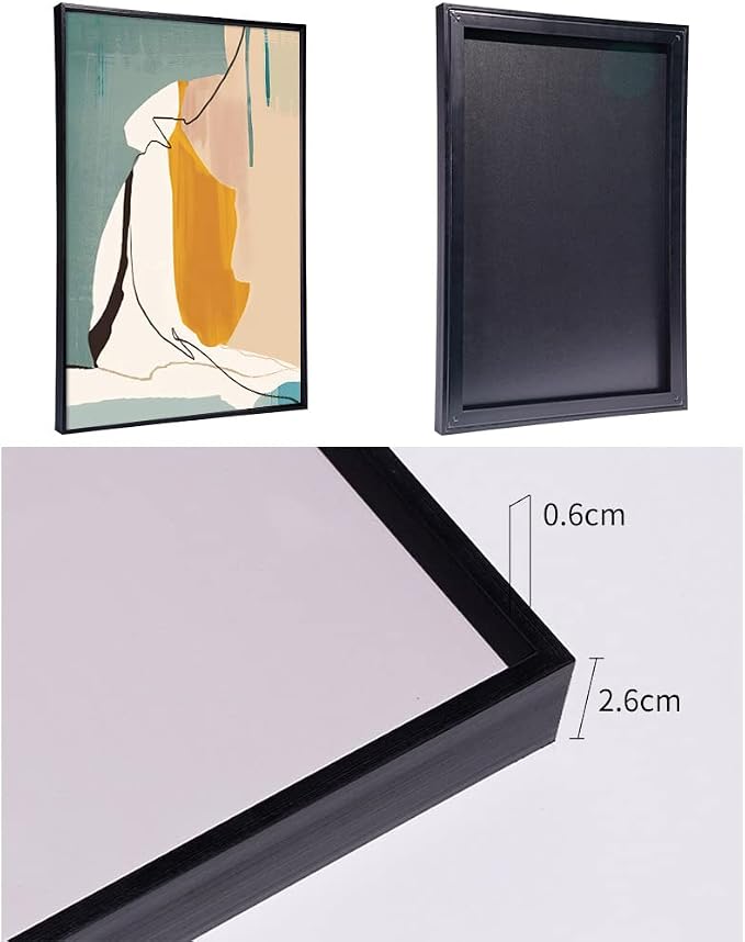 MPLONG Wall Art, Frame Canvas Wall Art Set, Striking Modern Minimalism - Image 6