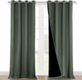 NICETOWN 100% Blackout Blinds, Dark Mallard, Laundry Room Decor Window by NICETOWN