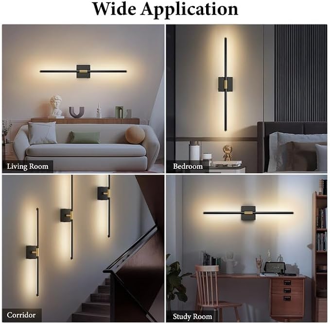 SAIMAND Wireless Sconces Set of 2 Battery Operated, 8000mAh USB Rechargeable - Image 6
