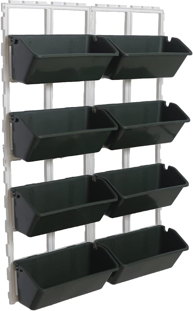 Vertical Garden Wall Planter, 4-Tier Stackable Wall Planter Indoor Outdoor by Unknown