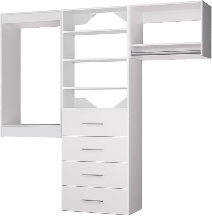 ROOMTEC Modular Closet System, Modern Wooden Tower - Image 7