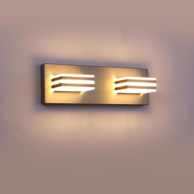 2-Light, 12.6-Inch Wall Lights Brushed Nickel Vanity Lights - Image 7