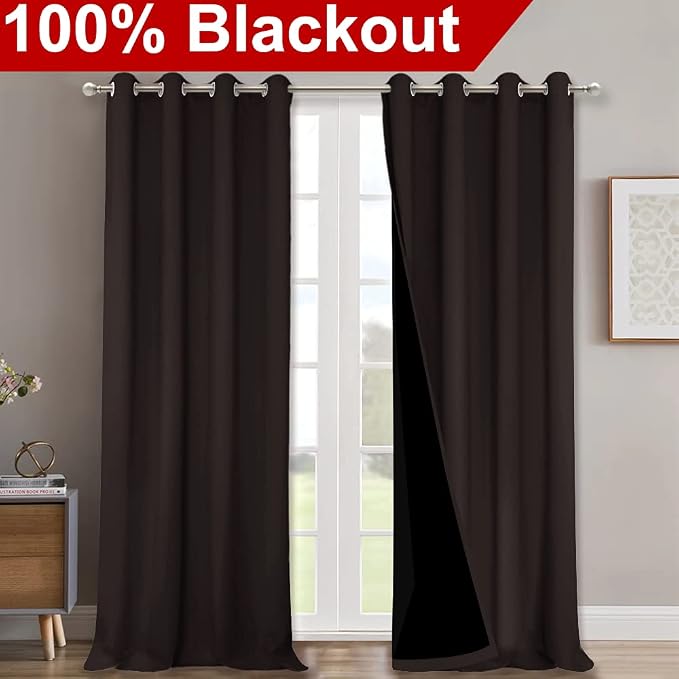 NICETOWN 100% Blackout Curtains - Image 2