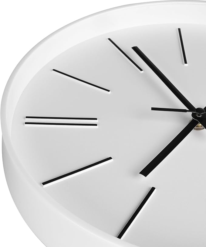 zyzamay Modern Wall Clock, 12 Inch Round Bright Colorful 3D Wall Clocks - Image 9