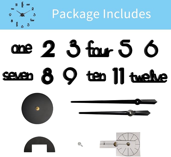 Large Modern Art Deco Wall Clock Silent Acrylic Unique Decorative Wall Clocks - Image 4