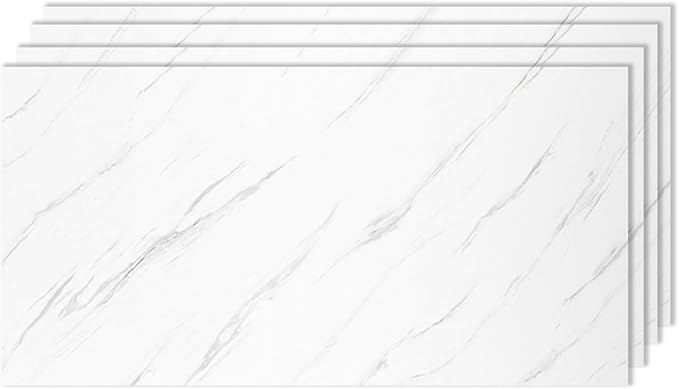IZODEKOR 4 Pcs 24"x48" PVC Marble Wall Panels by Izodekor3DWallPanels