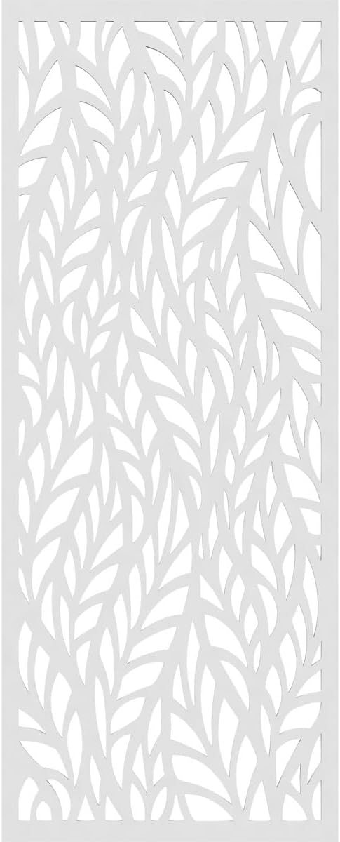 19 3/8"W x 49 3/8"H x 3/8"T Ortonville Decorative Fretwork Wall Panels in - Image 2