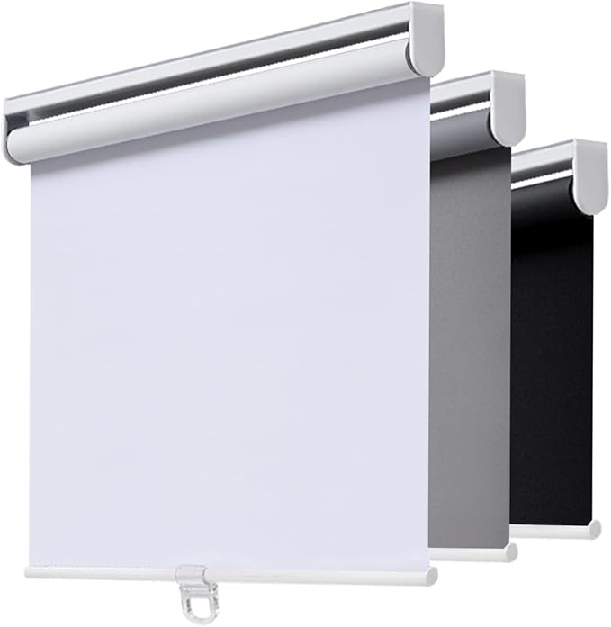 Customize Cordless Roller Shades Blackout Blinds by AOSKY