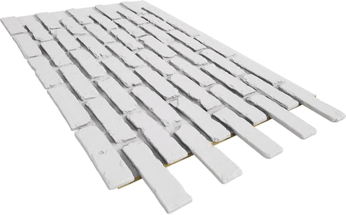 EverStone Aged Brick Faux Brick Panel, 46 7/8"W x 27"H x 1 1/4"D - Image 6